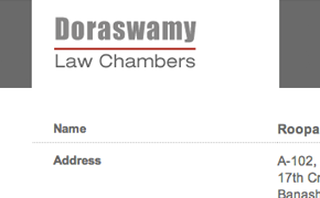 Doraswamy Law Chambers